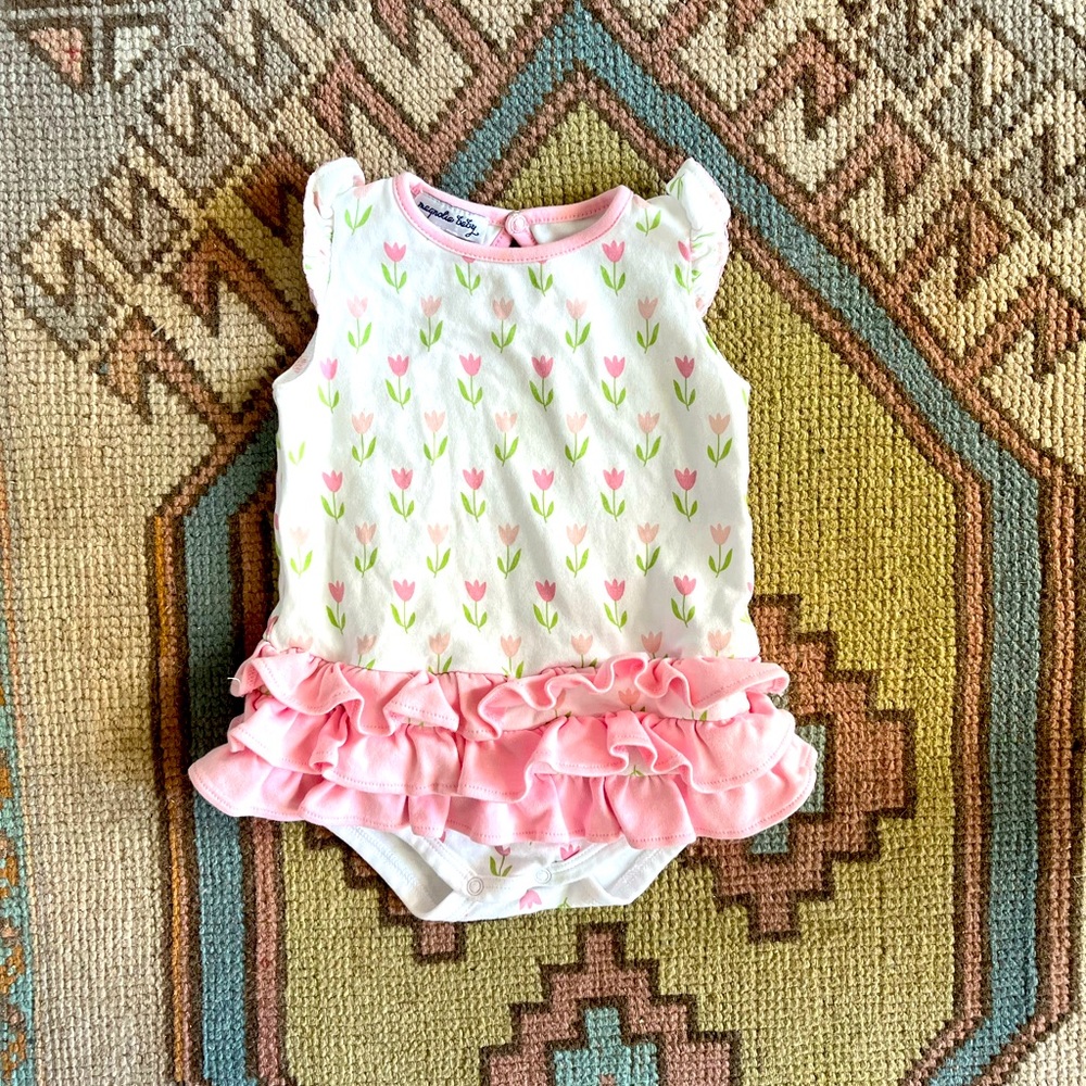 Magnolia baby ruffle romper